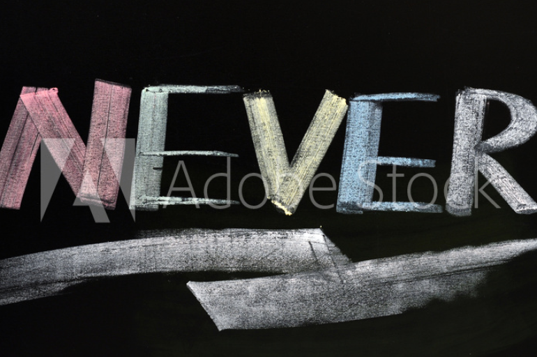 I’ll never (결코~하지 않겠다)