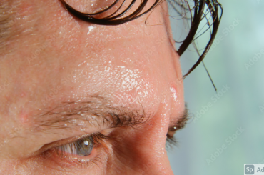 I’m sweating all over.